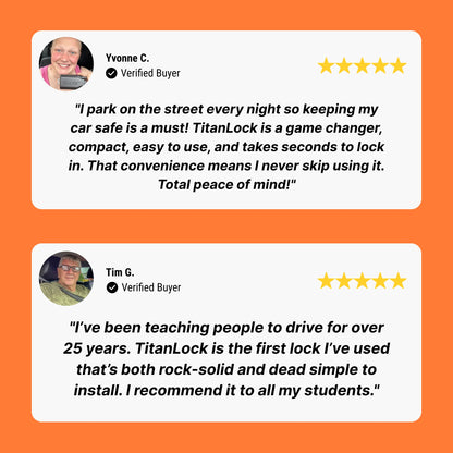 TitanLock™ Pro - Steering Wheel Lock