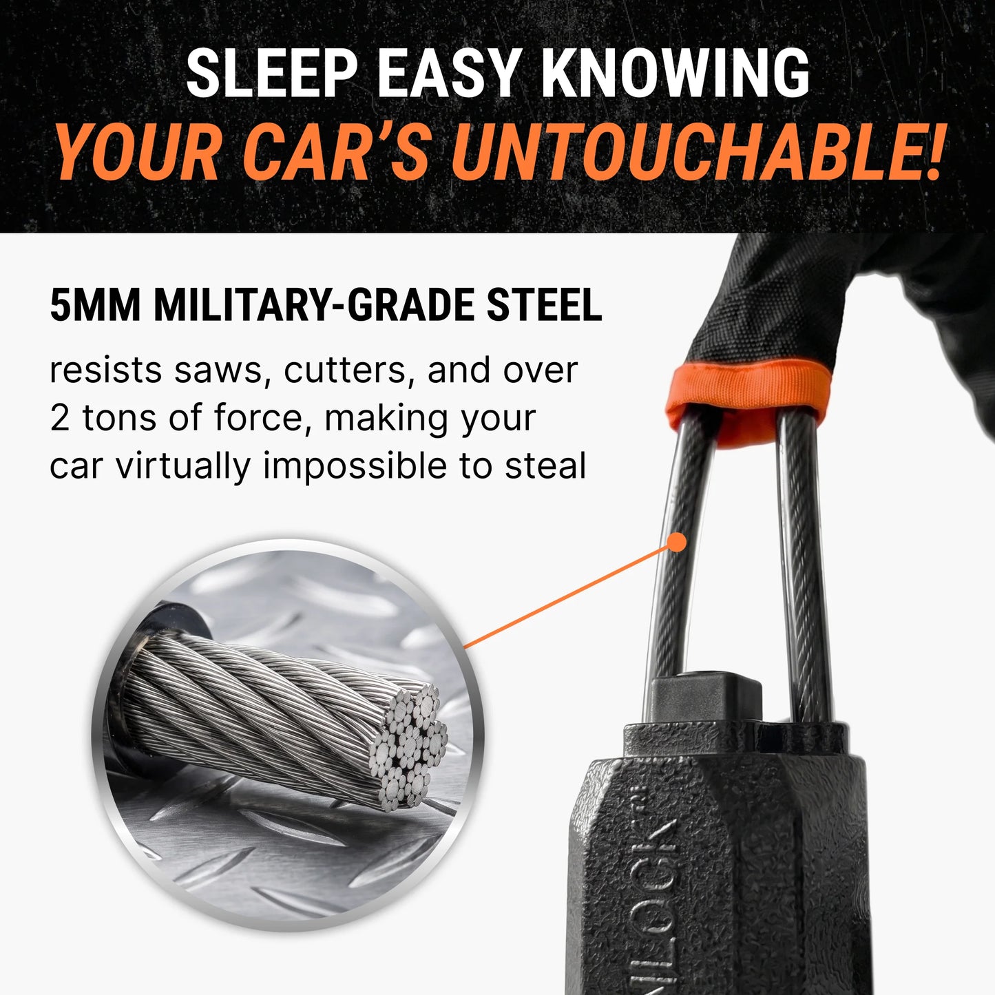 TitanLock™ Pro - Steering Wheel Lock