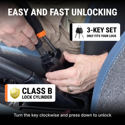 TitanLock™ Pro - Steering Wheel Lock